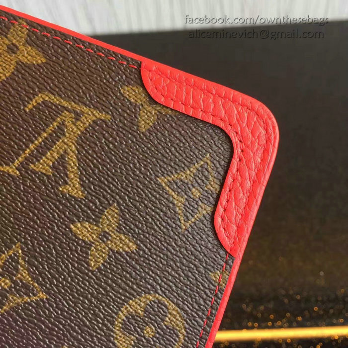 Louis Vuitton Monogram Canvas Zippy Wallet Retiro Cherry M61854