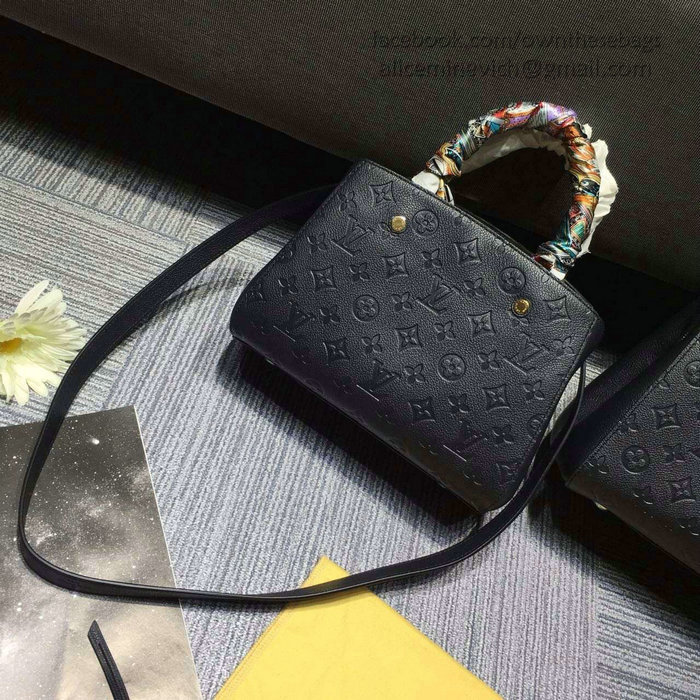 Louis Vuitton Monogram Empreinte Montaigne BB Noir M41053