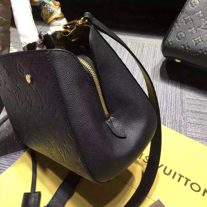 Louis Vuitton Monogram Empreinte Montaigne BB Noir M41053