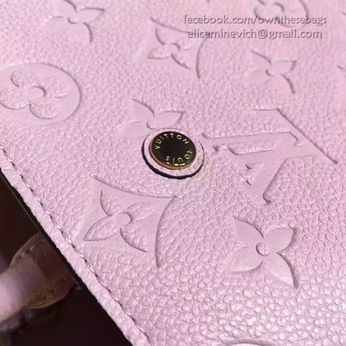 Louis Vuitton Monogram Empreinte Montaigne BB Pink M41053