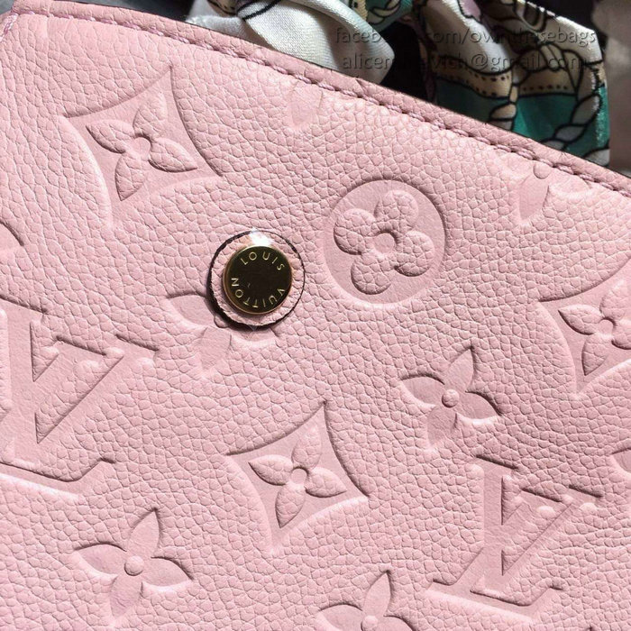 Louis Vuitton Monogram Empreinte Montaigne BB Pink M41053