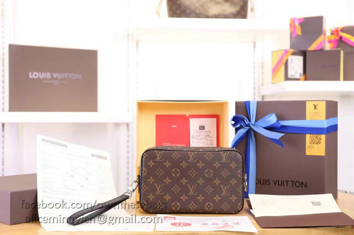 Louis Vuitton Monogram Canvas Kasai Clutch M42838