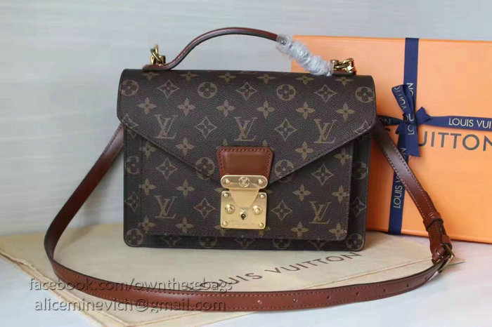 Louis Vuitton Monogram Canvas Monceau Bag M51187