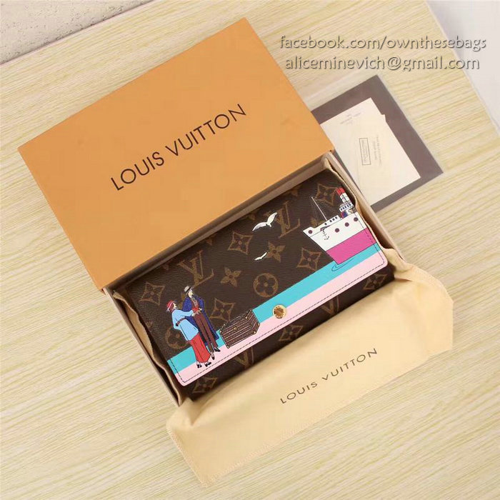 Louis Vuitton Monogram canvas Sarah Wallet M62137