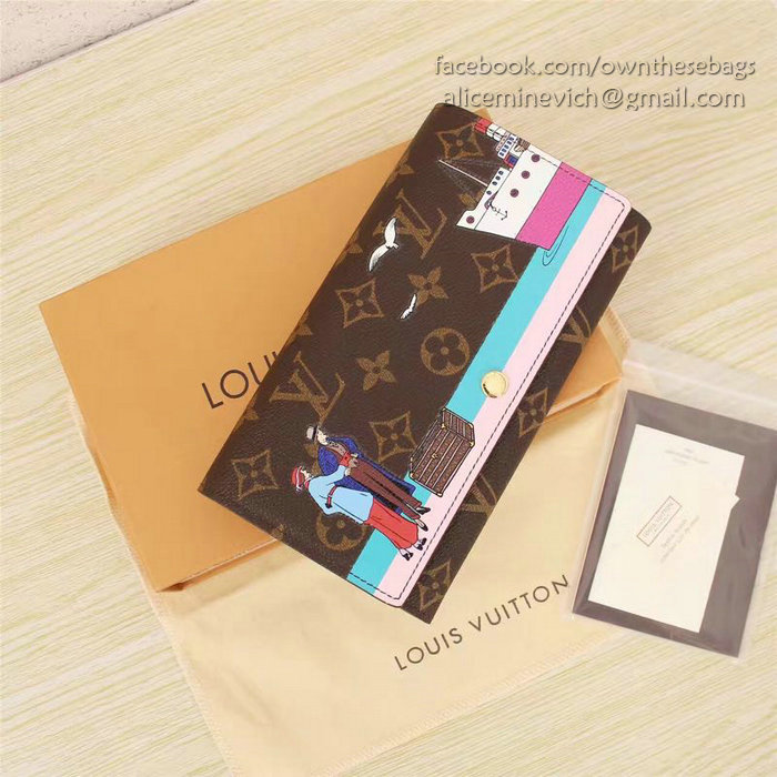 Louis Vuitton Monogram canvas Sarah Wallet M62137