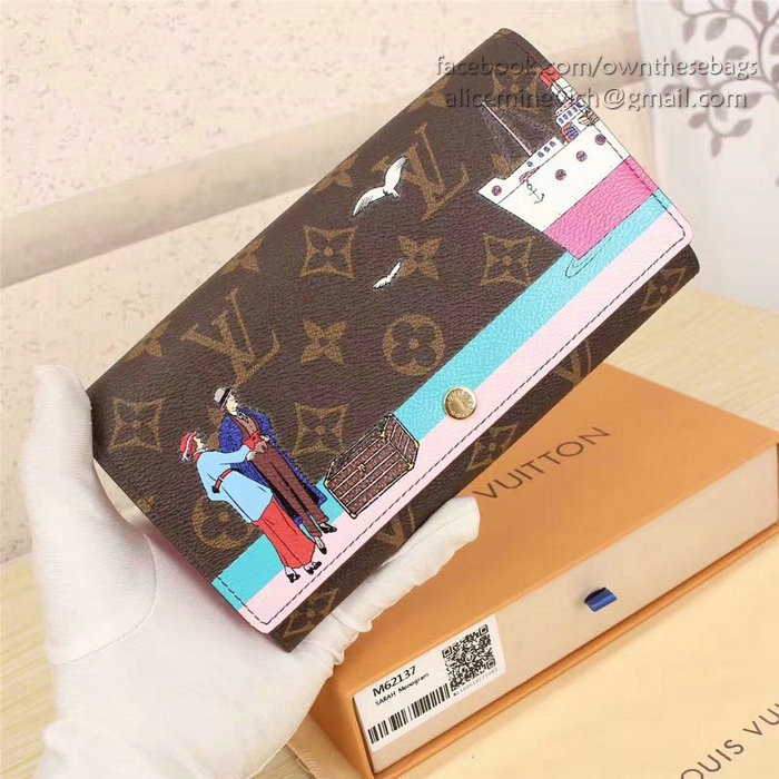 Louis Vuitton Monogram canvas Sarah Wallet M62137