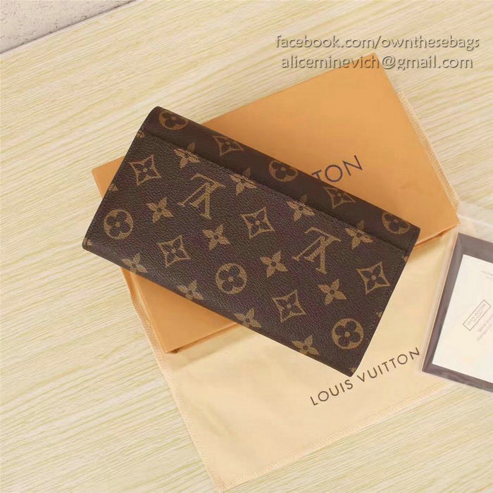 Louis Vuitton Monogram canvas Sarah Wallet M62137