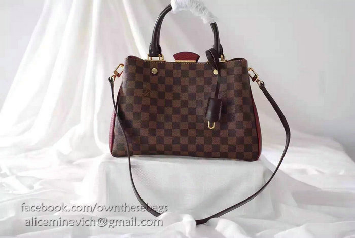 Louis Vuitton Damier Ebene Canvas Brittany Bordeaux N41674