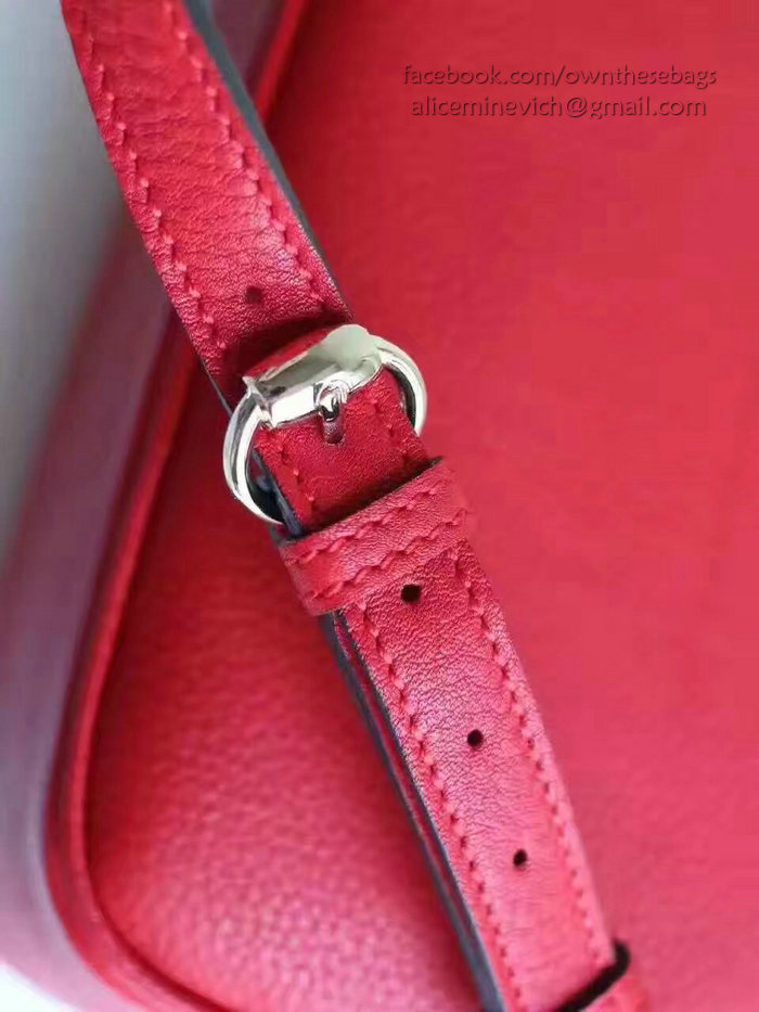 Gucci Soho Leather Disco Bag Red 308364