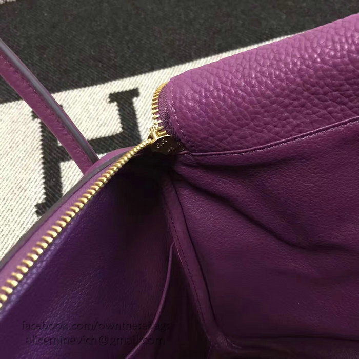 Hermes Lindy 26 Bag Magenta Togo Calfskin Leather HLD2630