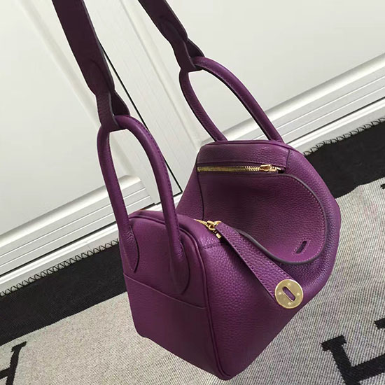 Hermes Lindy 26 Bag Magenta Togo Calfskin Leather HLD2630