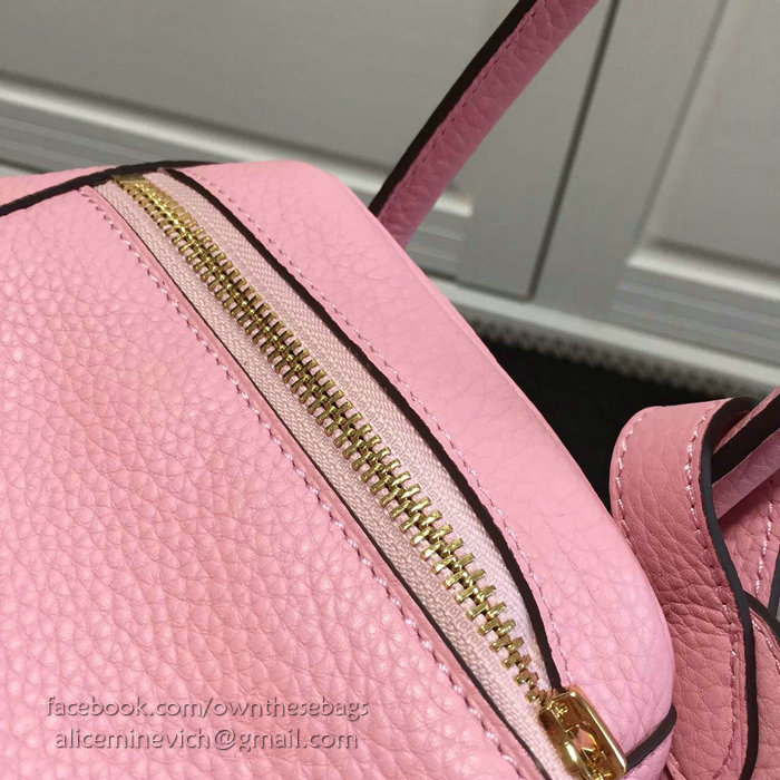 Hermes Lindy 26 Bag Pink Togo Calfskin Leather HLD2630