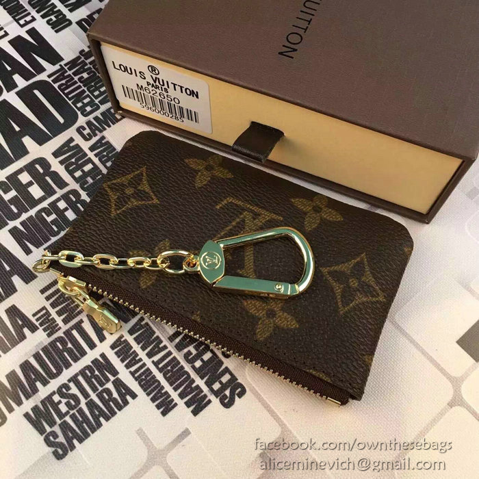 Louis Vuitton Monogram Canvas Key Pouch M62650