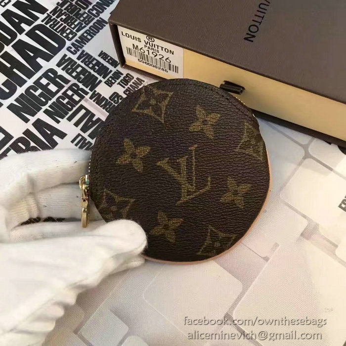 Louis Vuitton Monogram Canvas Round Coin Purse M61926