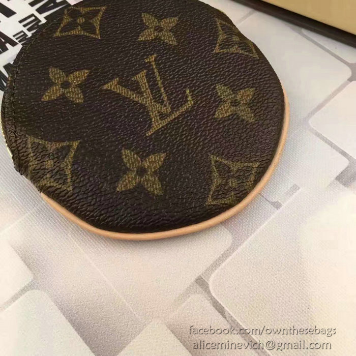 Louis Vuitton Monogram Canvas Round Coin Purse M61926