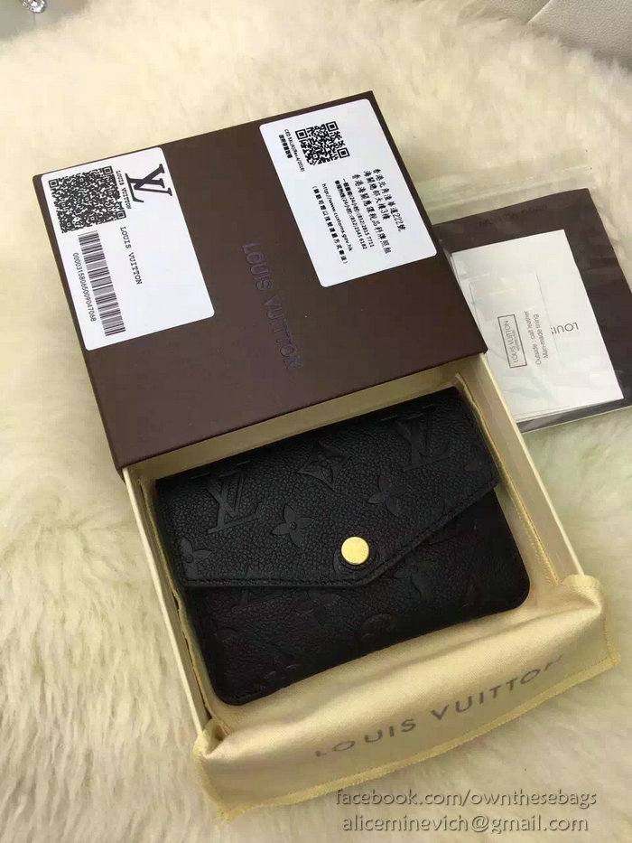 Louis Vuitton Monogram Empreinte Key Pouch Noir M60633