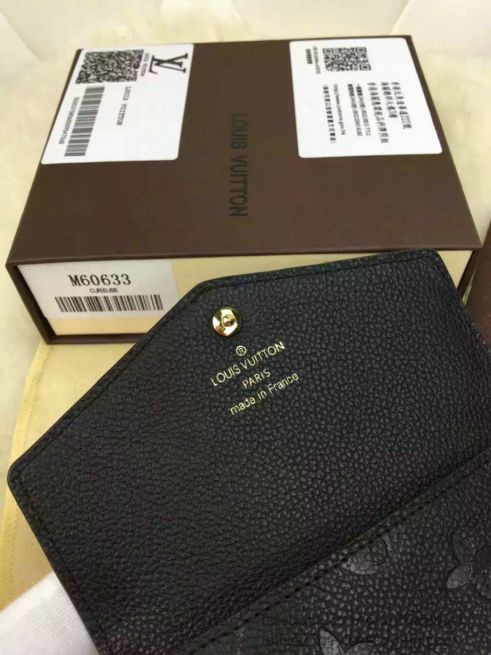 Louis Vuitton Monogram Empreinte Key Pouch Noir M60633