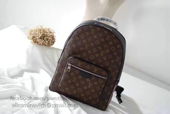 Louis Vuitton Monogram Macassar Canvas Josh Backpack M41530