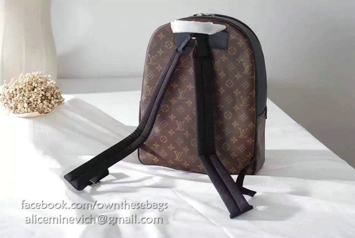 Louis Vuitton Monogram Macassar Canvas Josh Backpack M41530