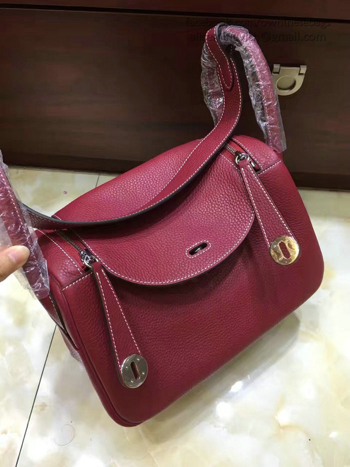 Hermes Lindy 26 Bag Fuchsia Togo Calfskin Leather HLD2630