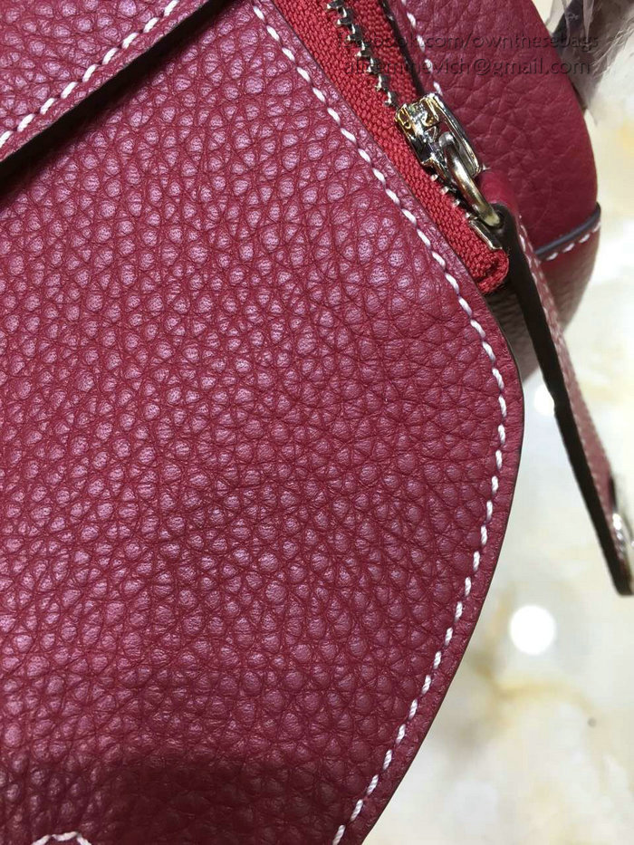 Hermes Lindy 26 Bag Fuchsia Togo Calfskin Leather HLD2630