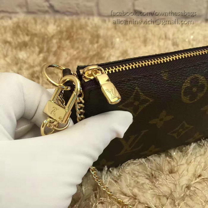 Louis Vuitton Monogram Canvas Mini Pochette Accessoires M58009