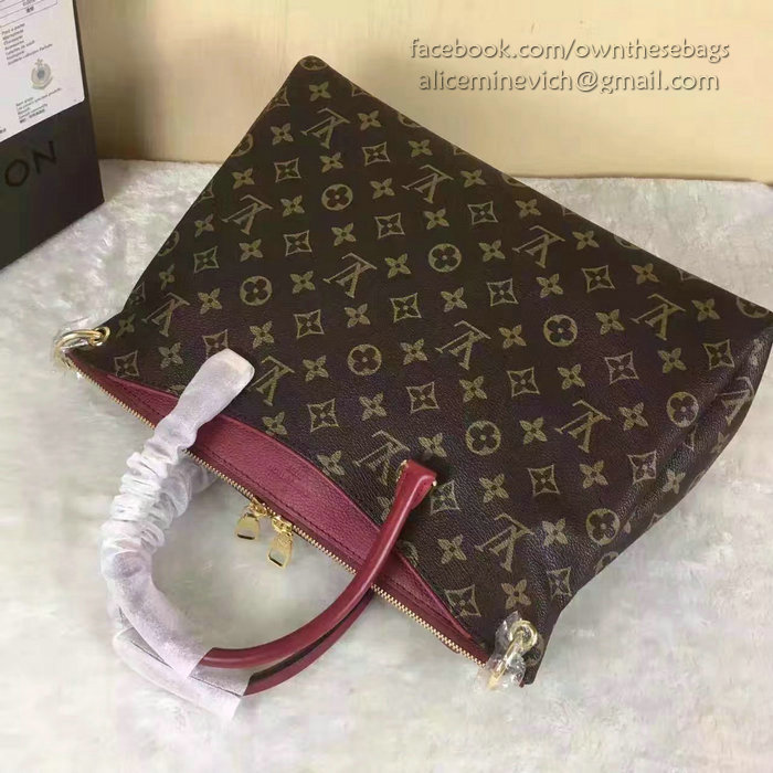 Louis Vuitton Monogram Canvas Pallas Raisin M41599