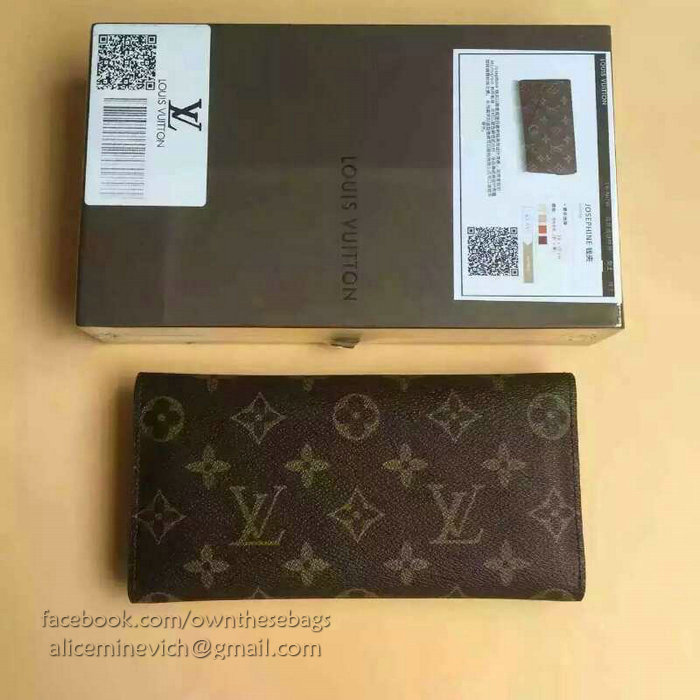 Louis Vuitton Monogram Canvas Josephine Wallet Fuchsia M41739