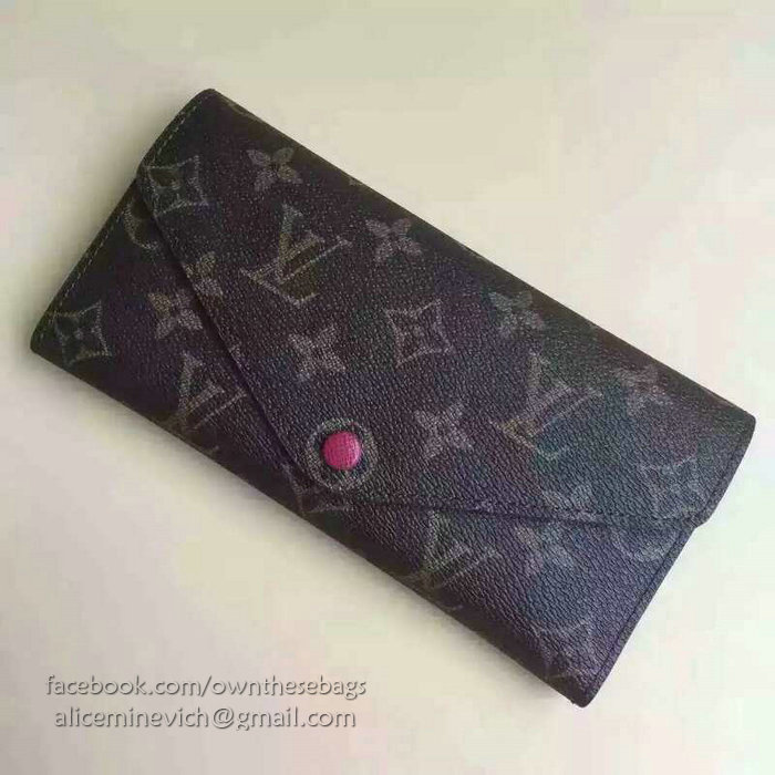 Louis Vuitton Monogram Canvas Josephine Wallet Fuchsia M41739