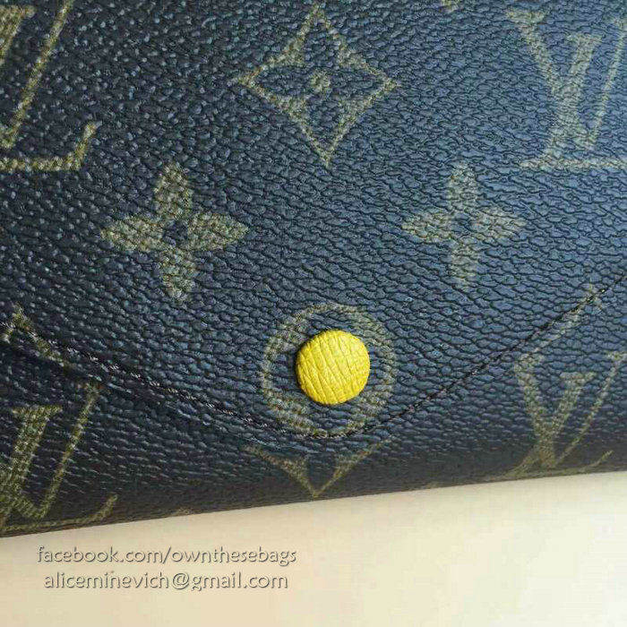 Louis Vuitton Monogram Canvas Josephine Wallet Yellow M41739