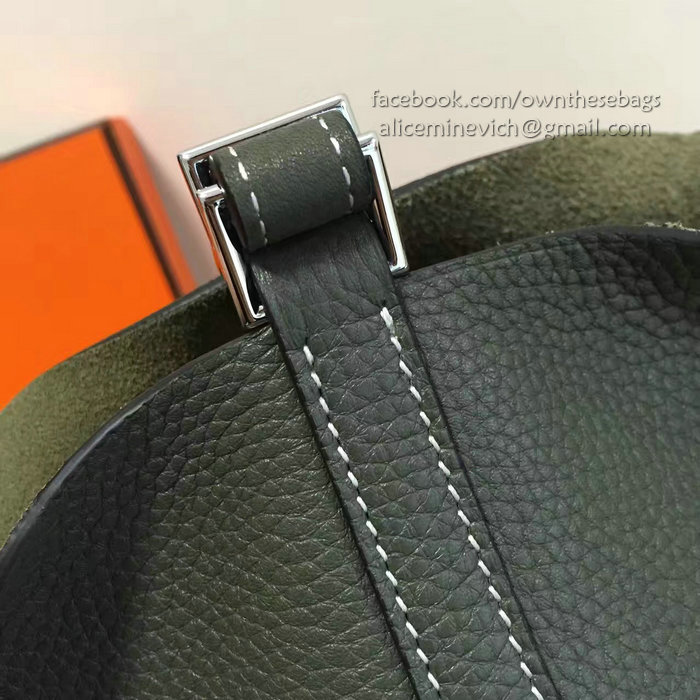 Hermes Picotin Lock 22 Tote Bag Togo Leather Black HP1112