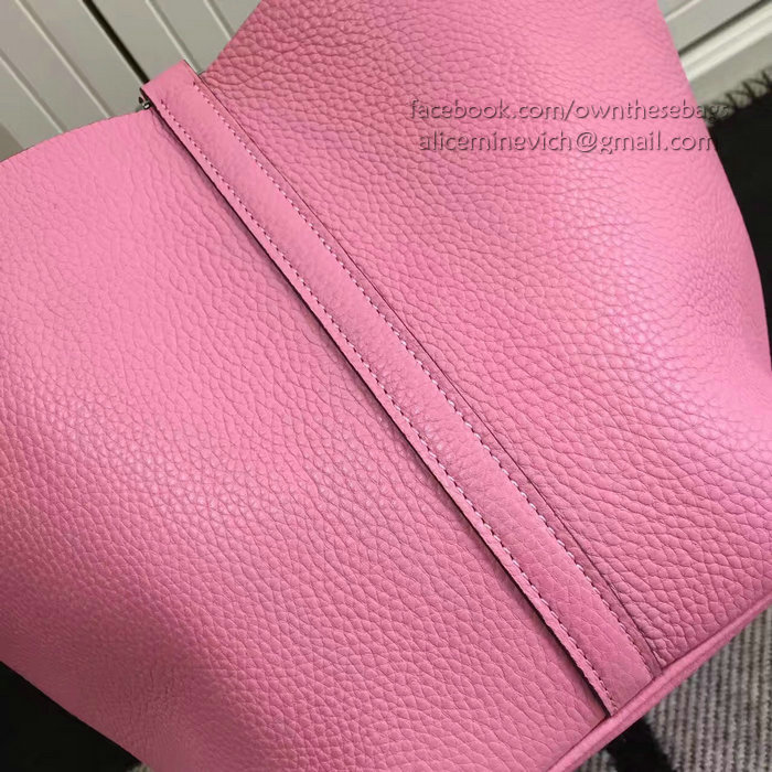 Hermes Picotin Lock 22 Tote Bag Togo Leather Pink HP1112