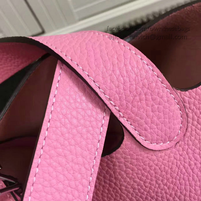 Hermes Picotin Lock 22 Tote Bag Togo Leather Pink HP1112