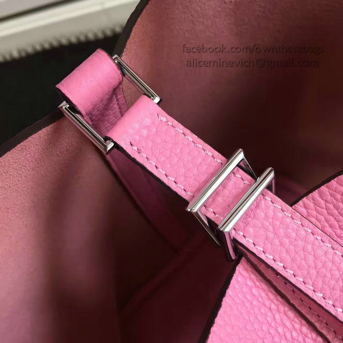 Hermes Picotin Lock 22 Tote Bag Togo Leather Pink HP1112