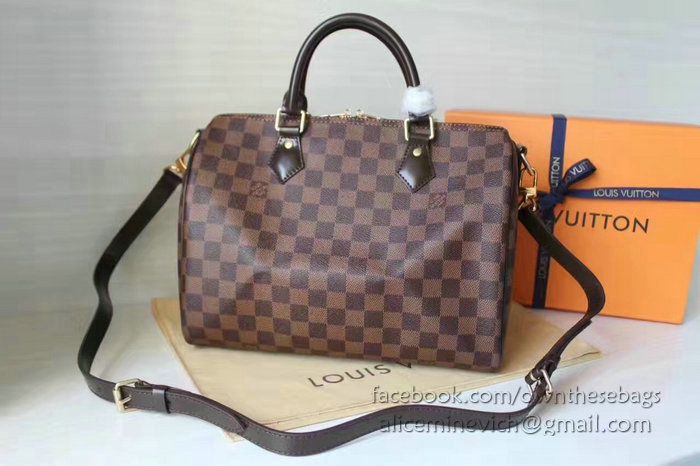 Louis Vuitton Damier Ebene Canvas Speedy Bandouliere 30 N41367