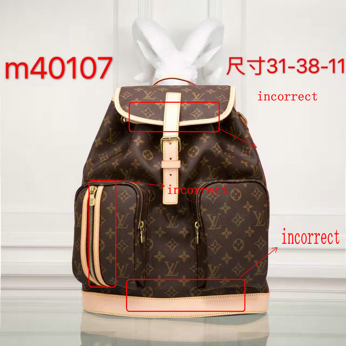 Louis Vuitton Monogram Canvas Bosphore Backpack M40107