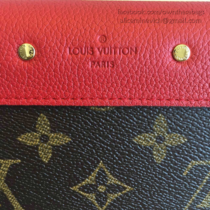 Louis Vuitton Monogram Canvas Pallas Wallet Cherry M41948