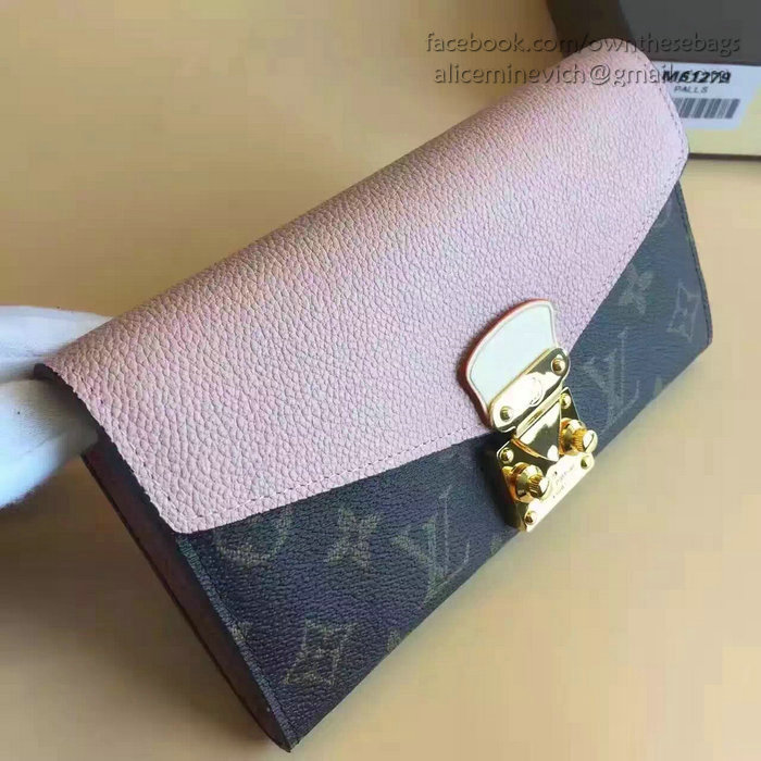 Louis Vuitton Monogram Canvas Pallas Wallet Pink M41948