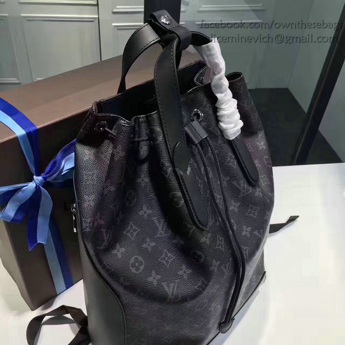 Louis Vuitton Monogram Eclipse Canvas Backpack Explorer M40527