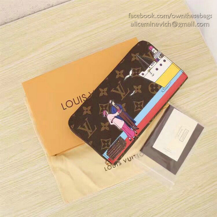 Louis Vuitton Monogram Canvas Zippy Wallet M62135