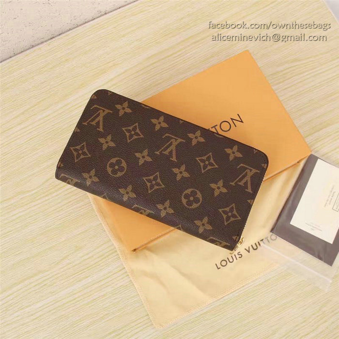 Louis Vuitton Monogram Canvas Zippy Wallet M62135