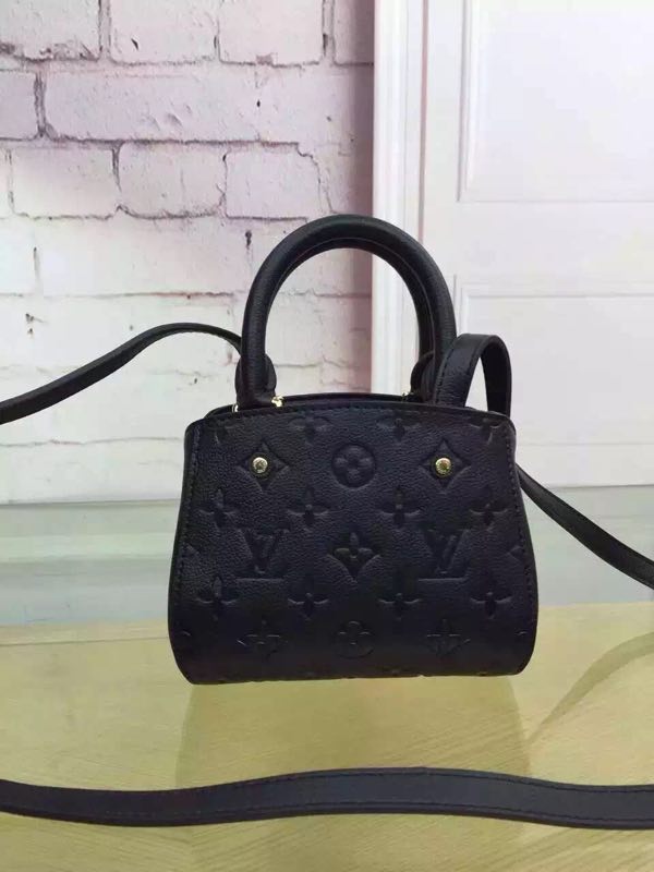 Louis Vuitton Monogram Empreinte Nano Montaigne Noir M50865