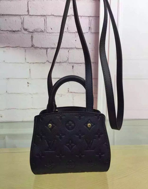 Louis Vuitton Monogram Empreinte Nano Montaigne Noir M50865