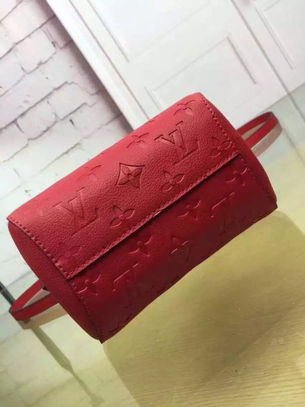 Louis Vuitton Monogram Empreinte Nano Montaigne Red M50865