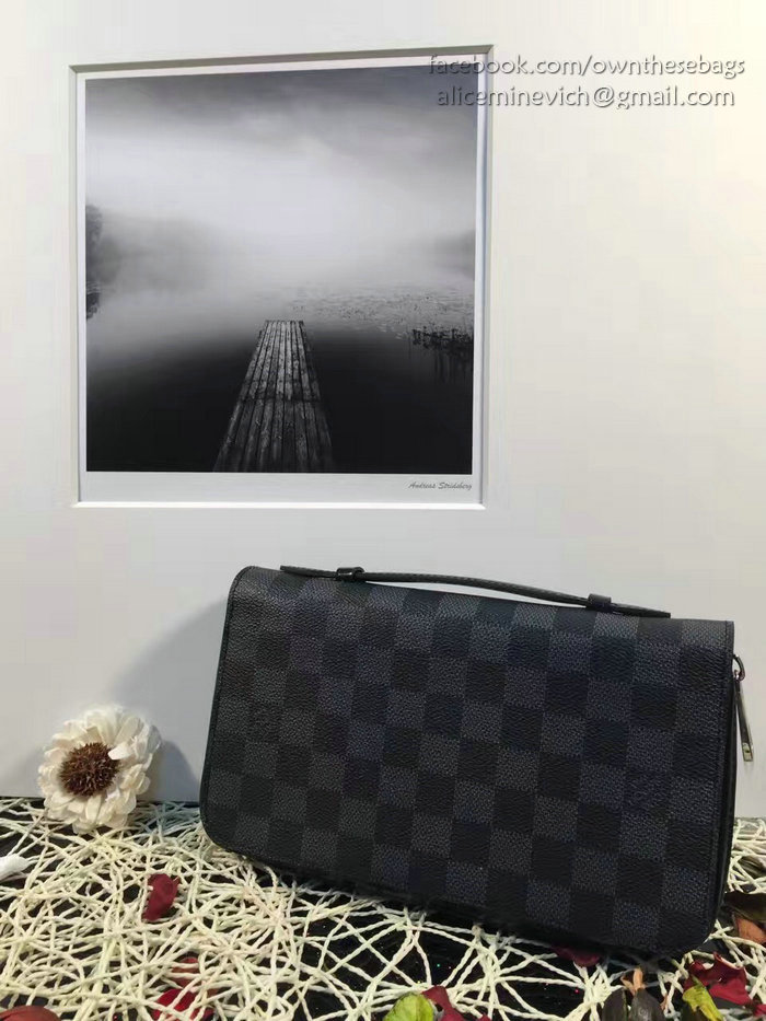 Louis Vuitton Damier Graphite Canvas Zippy XL Wallet N41503