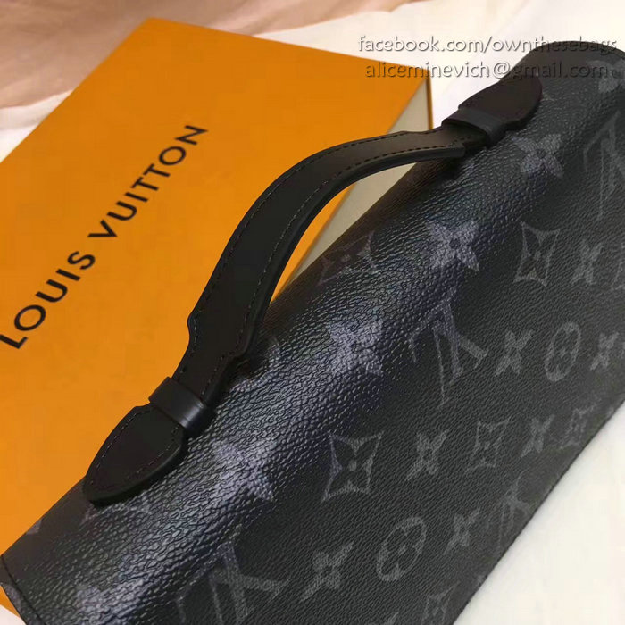 Louis Vuitton Monogram Eclipse Canvas Zippy XL Wallet M61698