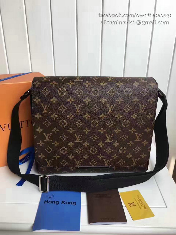 Louis Vuitton Monogram Macassar Canvas District MM M40934