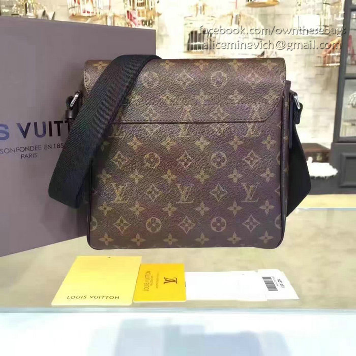 Louis Vuitton Monogram Macassar Canvas District PM M40935