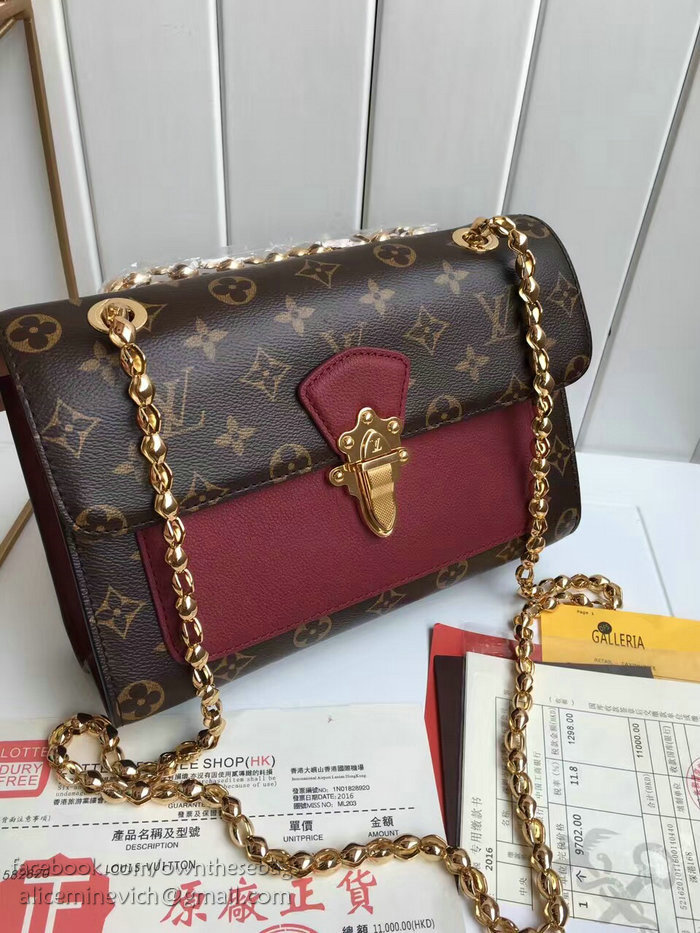 Louis Vuitton Monogram Canvas Victoire Bag Raisin M41731