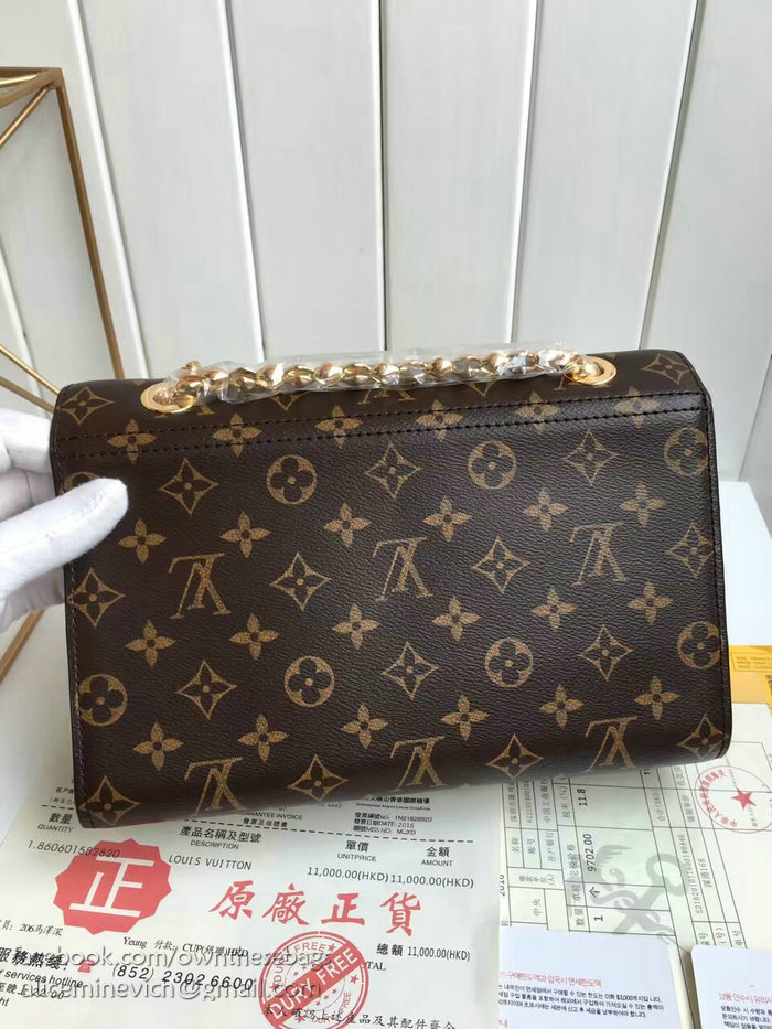 Louis Vuitton Monogram Canvas Victoire Bag Raisin M41731